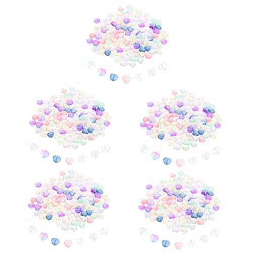 SHINEOFI 5 Sätze Liebe Perlen Lose Perlen in Herzform Herzförmige Perlen Zum Basteln Perlen Für Schmuckhersteller Armbänder Perlen Zur Schmuckherstellung Perlen Masse Glas 120 Stück * 5 SHINEOFI 5 Sätze Liebe Perlen Lose Perlen in Herzform Herzförmige Perlen Zum Basteln Perlen Für Schmuckhersteller Armbänder Perlen Zur Schmuckherstellung Perlen Masse Glas 120 Stück * 5 von SHINEOFI