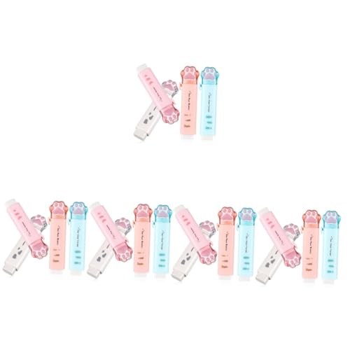 SHINEOFI 5 Sätze Matschig Thematisiert Pfote Die Weiß Einziehbar Hallo Süßes Stationäres Gummi 4 Stück * 5 SHINEOFI 5 Sätze Matschig Thematisiert Pfote Die Weiß Einziehbar Hallo Süßes Stationäres Gummi 4 Stück * 5 von SHINEOFI