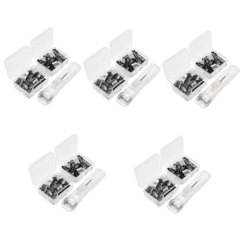 SHINEOFI 5 Sätze Nadelloser Hefter falten Büroklammern Bindeklammern Kabelclips büroklammernspender büroklammern set Dokumentenklemme wiederverwendbarer Dokumentenhefter Plastik SHINEOFI 5 Sätze Nadelloser Hefter falten Büroklammern Bindeklammern Kabelclips büroklammernspender büroklammern set Dokumentenklemme wiederverwendbarer Dokumentenhefter Plastik von SHINEOFI