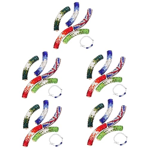 SHINEOFI 5 Sätze Perlen Für Armband-halskette Perlen Für Die Herstellung Von Armbändern Perlen Zur Herstellung Von Armbändern Strassperlen Schmuck Perlenarmband Polymer-ton 5 Stücke * 5 von SHINEOFI