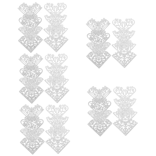 SHINEOFI 5 Sätze Prägemappen Verschachtelungsformen Für Die Kartenherstellung Wellig Schablone Stanzteile Für Die Kartenherstellung Scrapbook Stanzformen Selber Machen Silver 8 Stück * 5 von SHINEOFI