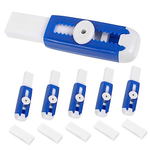 SHINEOFI 5 Sätze Schieberegler Radiergummi Pack Nachfüllbare Radiergummis für Schule und Studium Leicht und Kompakt Hinterlässt Rückstände SHINEOFI 5 Sätze Schieberegler Radiergummi Pack Nachfüllbare Radiergummis für Schule und Studium Leicht und Kompakt Hinterlässt Rückstände von SHINEOFI