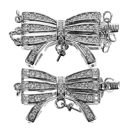 SHINEOFI 5 Sätze Schmuckanhängerverschlüsse Layering-verschlüsse Für Goldene Halsketten Hängend Gems Jewel Verschlüsse Für Perlenanhänger Schmuck Verbindungsverschluss Silver 2 Stücke * 5 SHINEOFI 5 Sätze Schmuckanhängerverschlüsse Layering-verschlüsse Für Goldene Halsketten Hängend Gems Jewel Verschlüsse Für Perlenanhänger Schmuck Verbindungsverschluss Silver 2 Stücke * 5 von SHINEOFI