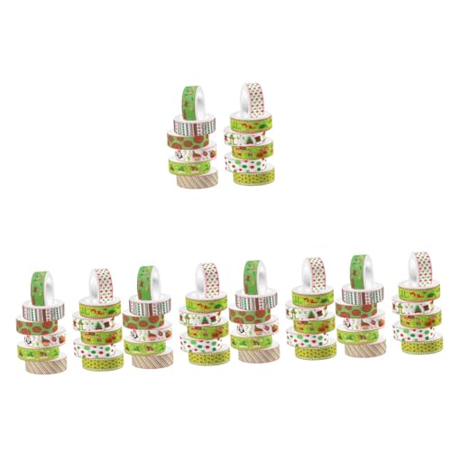 SHINEOFI 5 Sätze Scrapbooking Washi Tape Dekoration Dekoratives Klebeband Für Einklebebuch Scrapbook-klebeband Washi Tape Zum Verpacken Von Geschenken Colorful 12 Rollen * 5 von SHINEOFI