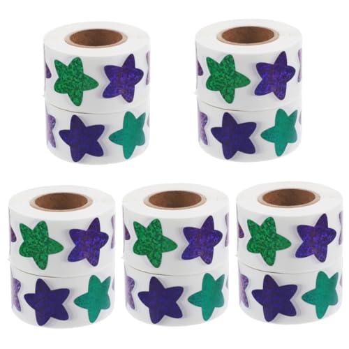 SHINEOFI 5 Sätze Sterne-aufkleber Klebesticker Stickers Aufkleber Rauhnachtskarten Scheckheft Funkelnd Größe Deko Belohnen Aufkleber Etiketten Für Schreibwaren Colorful 2 Rollen * 5 SHINEOFI 5 Sätze Sterne-aufkleber Klebesticker Stickers Aufkleber Rauhnachtskarten Scheckheft Funkelnd Größe Deko Belohnen Aufkleber Etiketten Für Schreibwaren Colorful 2 Rollen * 5 von SHINEOFI