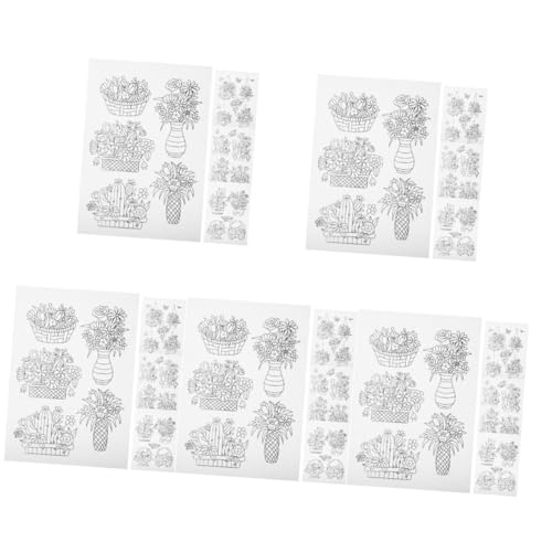 SHINEOFI 5 Sätze Stickstabilisator Mini Bedruckbares Stickpapier Stickgarne Nähen Stoff Embroidery Textilien Stickgewebe Sewing Accessories Diy Liefert Papier Auflösen Black 4 Blätter * 5 SHINEOFI 5 Sätze Stickstabilisator Mini Bedruckbares Stickpapier Stickgarne Nähen Stoff Embroidery Textilien Stickgewebe Sewing Accessories Diy Liefert Papier Auflösen Black 4 Blätter * 5 von SHINEOFI