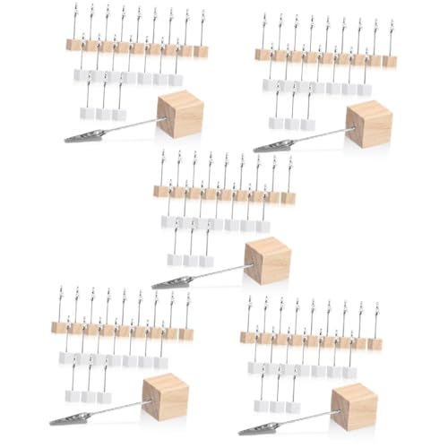 SHINEOFI 5 Sätze Vertikaler Zettelhalter Aus Holz Bildhalterungen Bildregal Fotohalterung Tisch Staffeleiständer Zum Ausstellen Inhaber Memohalter-clip Halter Für Büroklammern 20 Stück * 5 SHINEOFI 5 Sätze Vertikaler Zettelhalter Aus Holz Bildhalterungen Bildregal Fotohalterung Tisch Staffeleiständer Zum Ausstellen Inhaber Memohalter-clip Halter Für Büroklammern 20 Stück * 5 von SHINEOFI