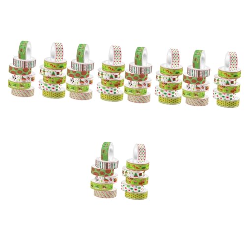 SHINEOFI 5 Sätze Washi-tape-masse Dekorationen Dekorativ Geschenkverpackungsband Washi -bänder Diy Washi Tapes Aufkleber Mit Weihnachtsmotiv Klebeband Colorful 12 Rollen * 5 SHINEOFI 5 Sätze Washi-tape-masse Dekorationen Dekorativ Geschenkverpackungsband Washi -bänder Diy Washi Tapes Aufkleber Mit Weihnachtsmotiv Klebeband Colorful 12 Rollen * 5 von SHINEOFI