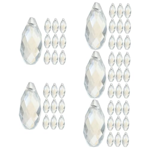 SHINEOFI 5 Sätze Wassertropfen Lose Glasperlen Anhänger Für Die Schmuckherstellung Perlen Für Schmuckhersteller Perlen Zum Basteln Ab Diy-perlen Träne Kristallperle 30 Stück * 5 von SHINEOFI