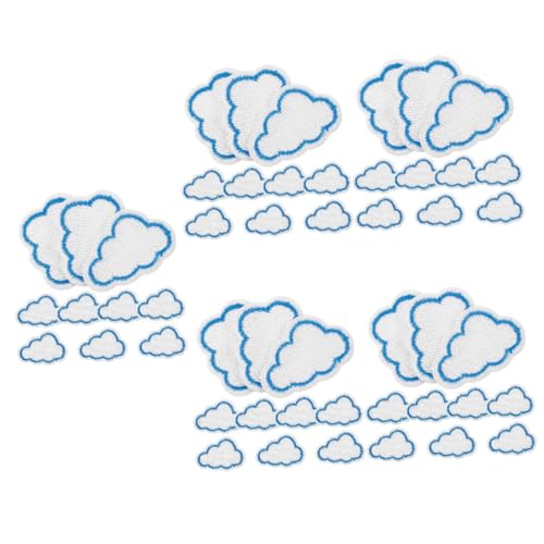 SHINEOFI 5 Sätze Wolkenstoffaufkleber Nähen Empfindlich Patch Bestickt Flicken Für Kleidung Clouds Artifical Cloud Tasc Dekorative Eisenflecken Dekorative Fellflecken Stickgarn 10 Stück * 5 SHINEOFI 5 Sätze Wolkenstoffaufkleber Nähen Empfindlich Patch Bestickt Flicken Für Kleidung Clouds Artifical Cloud Tasc Dekorative Eisenflecken Dekorative Fellflecken Stickgarn 10 Stück * 5 von SHINEOFI