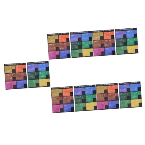 SHINEOFI 5 Sets Agenda Planer Aufkleber Etiketten Journaling Aufkleber Journal Tabs Monats Tabs 2025 Kalender Tabs Kalender Aufkleber Planer Tabs Kalender Aufkleber Block Memo von SHINEOFI