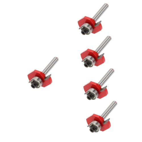 SHINEOFI 5 Stück Ball T-förmiges Messer Holzbearbeitung Schneiden Router-Bit bohrständer Spiralfräser Fräser bündig trimmen Router -Bit formen Rostfreier Stahl SHINEOFI 5 Stück Ball T-förmiges Messer Holzbearbeitung Schneiden Router-Bit bohrständer Spiralfräser Fräser bündig trimmen Router -Bit formen Rostfreier Stahl von SHINEOFI