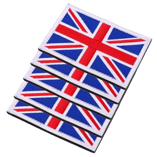SHINEOFI 5 Stück Handbestickte Uk Flaggen Aufnäher mit DIY Nähen Patches für Kleidung Hüte Rucksäcke Detaillierte Handstickerei für Kreative Dekoration SHINEOFI 5 Stück Handbestickte Uk Flaggen Aufnäher mit DIY Nähen Patches für Kleidung Hüte Rucksäcke Detaillierte Handstickerei für Kreative Dekoration von SHINEOFI