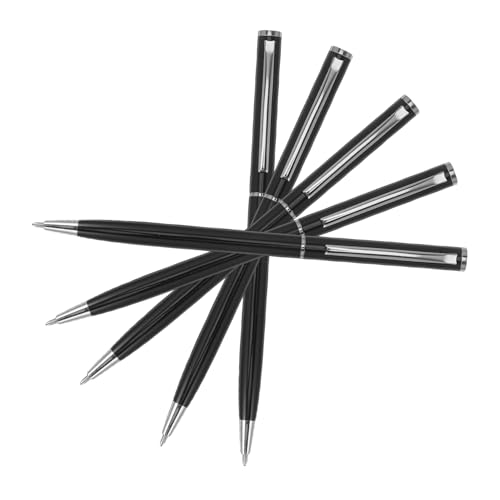 SHINEOFI 5 Stück Nachfüllbarer Retractable Kugelschreiber Glatte Schreibleistung für Büroarbeit Täglichen Gebrauch Elegante Geschenkverpackung von SHINEOFI
