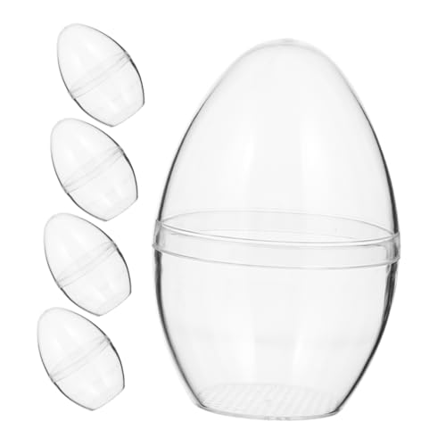 SHINEOFI 5 Stück Ostern Transparente Eierball Eierformkugeln Hängende Plastikeier Clear Kugeln Plastik Transparentes Plastikei Klare Plastik -füllbare Eier Ostern Ornamente Kugeln P.s SHINEOFI 5 Stück Ostern Transparente Eierball Eierformkugeln Hängende Plastikeier Clear Kugeln Plastik Transparentes Plastikei Klare Plastik -füllbare Eier Ostern Ornamente Kugeln P.s von SHINEOFI