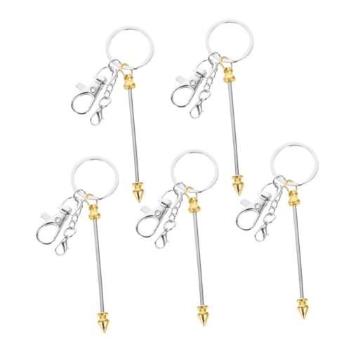 SHINEOFI 5 Stück Schlüsselanhänger Stäbe zum Perlen Einfädeln Stabile DIY Schlüsselringe für Taschen Handtaschen dekoration Wiederverwendbar und Praktisch SHINEOFI 5 Stück Schlüsselanhänger Stäbe zum Perlen Einfädeln Stabile DIY Schlüsselringe für Taschen Handtaschen dekoration Wiederverwendbar und Praktisch von SHINEOFI