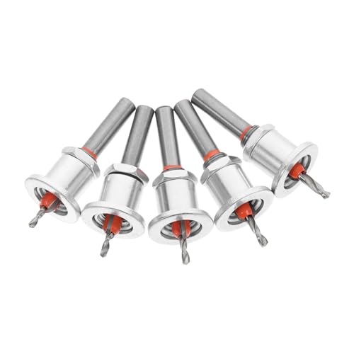 SHINEOFI 5 Stück Senkbohrer Senkbit Bohrer-Tiefenanschlag Senker-Tiefenanschlag Holzbohrer Bohrerstopp Centerfinder Holzbearbeitung Werkzeuge zur Holzbearbeitung Metall SHINEOFI 5 Stück Senkbohrer Senkbit Bohrer-Tiefenanschlag Senker-Tiefenanschlag Holzbohrer Bohrerstopp Centerfinder Holzbearbeitung Werkzeuge zur Holzbearbeitung Metall von SHINEOFI