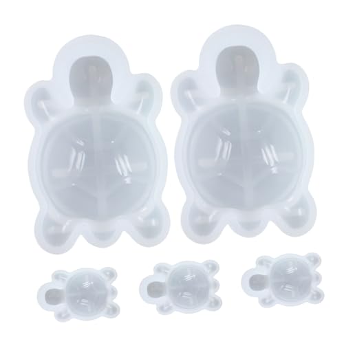 SHINEOFI 5 Stück Silikonformen Für Epoxidharz Schildkrötenform Wiederverwendbare Epoxidharzform Transparente Silikonform Harzgussformen Silikon Tier Silikonform Tierharzformen Weiß SHINEOFI 5 Stück Silikonformen Für Epoxidharz Schildkrötenform Wiederverwendbare Epoxidharzform Transparente Silikonform Harzgussformen Silikon Tier Silikonform Tierharzformen Weiß von SHINEOFI