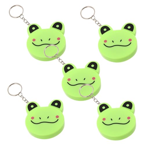 SHINEOFI 5 Stück Teiliges Cartoon Frosch Maßband mit Schlüsselanhänger Weiches Automatisches Aufrollmaßband für Schneiderei Körper Stoffmessungen Vielseitig für Nähen und Bastelarbeiten SHINEOFI 5 Stück Teiliges Cartoon Frosch Maßband mit Schlüsselanhänger Weiches Automatisches Aufrollmaßband für Schneiderei Körper Stoffmessungen Vielseitig für Nähen und Bastelarbeiten von SHINEOFI
