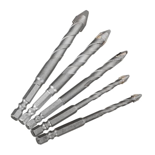 SHINEOFI 5 Stück Teiliges Eccentric Bohrer für Fliesen Hochpräzise Wandbohrer Wolframstahllegierung Stabil und Langlebig für Heimwerker und Profis SHINEOFI 5 Stück Teiliges Eccentric Bohrer für Fliesen Hochpräzise Wandbohrer Wolframstahllegierung Stabil und Langlebig für Heimwerker und Profis von SHINEOFI