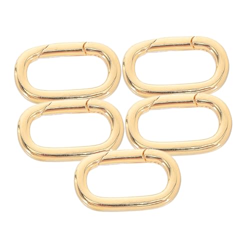 SHINEOFI 5 Stück Teiliges Ovale Schmuckverbinder Langlebige Karabiner für Halsketten Armbänder und Anhänger Kompakt Leicht Vielseitig für Diy Schmuckherstellung Goldfarben Große Ausführung SHINEOFI 5 Stück Teiliges Ovale Schmuckverbinder Langlebige Karabiner für Halsketten Armbänder und Anhänger Kompakt Leicht Vielseitig für Diy Schmuckherstellung Goldfarben Große Ausführung von SHINEOFI