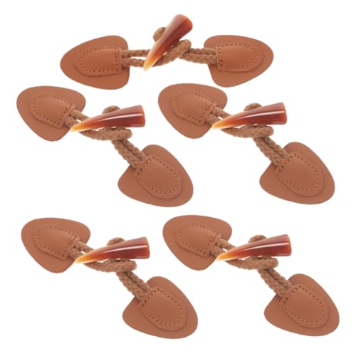 SHINEOFI 5 Stück Teiliges Resin Knebelknöpfe in Hornoptik Langlebige Anknöpfverschlüsse für Mäntel und Jacken Robustes Material für DIY Nähprojekte und Winteroberbekleidung SHINEOFI 5 Stück Teiliges Resin Knebelknöpfe in Hornoptik Langlebige Anknöpfverschlüsse für Mäntel und Jacken Robustes Material für DIY Nähprojekte und Winteroberbekleidung von SHINEOFI