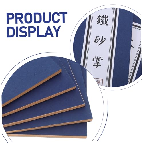 SHINEOFI 5 Stück Teiliges Vintage-Notizbuch Chinesischer Kung-fu-Stil Handgebundenes Hardcover mit leeren Blättern Kreatives Kraftpapier Journal für Schule Büro Cosplay und Tägliche Notizen von SHINEOFI