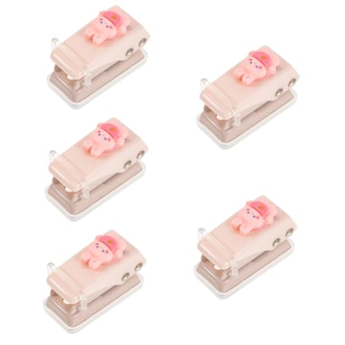 SHINEOFI 5 Teiliges Locher Set Zum Basteln Basteln Papier Scrapbook Mini Büro Papierlocher Papierstanzer Werkzeug Zum Basteln Stanzen Bürozubehör Papierlöcher Puncher von SHINEOFI