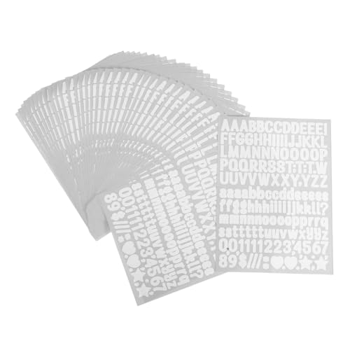 SHINEOFI 50 Blatt T Shirt Buchstabenaufkleber Zum Aufdrücken Von Buchstaben Für Hemden Kleidungsaufkleber Buchstaben Zum Aufkleben Selbstklebende Alphabetbuchstaben Waschbare von SHINEOFI