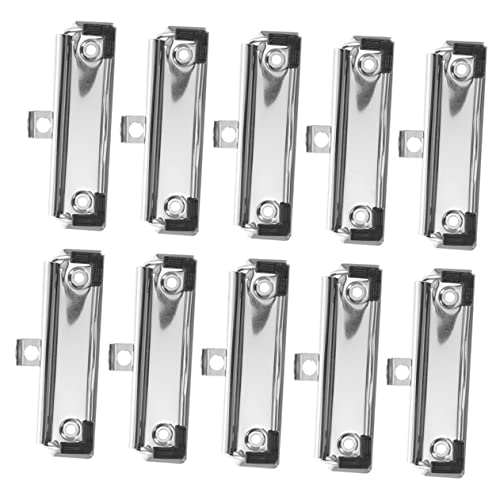 SHINEOFI 50 Stck Teiliges Metall Klemmbrett Clip mit Aufhängeloch Robuste Büroklammern für Dokumente und Notizen Vielseitig Einsetzbar für Schule Büro und Bastelprojekte SHINEOFI 50 Stck Teiliges Metall Klemmbrett Clip mit Aufhängeloch Robuste Büroklammern für Dokumente und Notizen Vielseitig Einsetzbar für Schule Büro und Bastelprojekte von SHINEOFI
