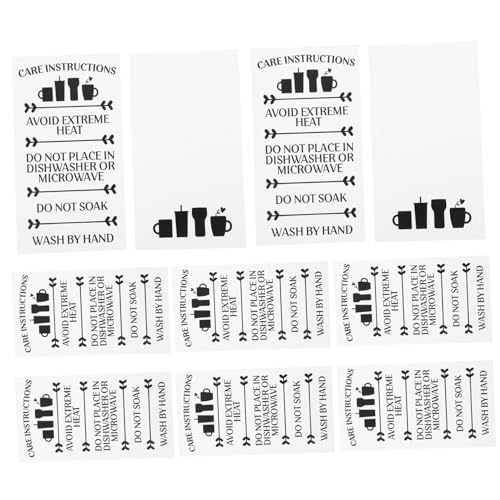 SHINEOFI 50 Stück Anleitungskarte für Glas Anleitungskarten Du Etikett beleuchtung für papiersterne Glasbecher Pflegeanleitung Packungsbeilage für Becher Pflegeanleitung für den Becher Weiß SHINEOFI 50 Stück Anleitungskarte für Glas Anleitungskarten Du Etikett beleuchtung für papiersterne Glasbecher Pflegeanleitung Packungsbeilage für Becher Pflegeanleitung für den Becher Weiß von SHINEOFI