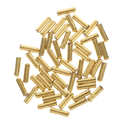 SHINEOFI 50 Stück Anstecknadel Rücken Kupfer Broschen Krawattennadel Kappenhalter – DIY Revers Rücken Stopper Verschlussverschlüsse Schmuckzubehör Befunde Zum Basteln von SHINEOFI