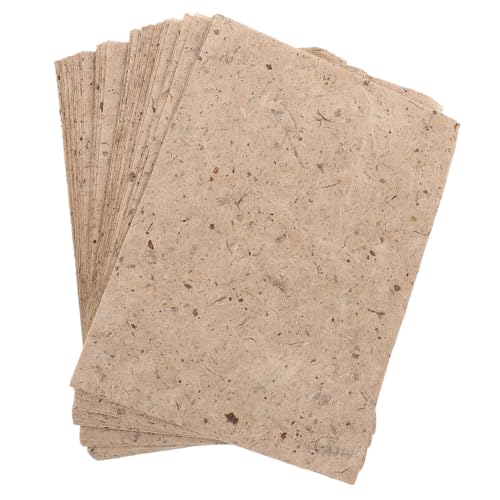 SHINEOFI 50 Stück Antikes Baumwollpapier für Kunsthandwerk für Anfänger Kalligrafie und Aquarellmalerei von SHINEOFI