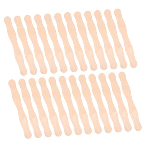 SHINEOFI 50 Stück Bastelstäbchen, Holz, Gewellte Fächergriffe, Flache Eisstiele Zum Basteln, Für Hochzeitsprogramme, Zum Selbermachen, Für Selbstgemachte Eiscreme, Zum Malen, Mischen Und SHINEOFI 50 Stück Bastelstäbchen, Holz, Gewellte Fächergriffe, Flache Eisstiele Zum Basteln, Für Hochzeitsprogramme, Zum Selbermachen, Für Selbstgemachte Eiscreme, Zum Malen, Mischen Und von SHINEOFI