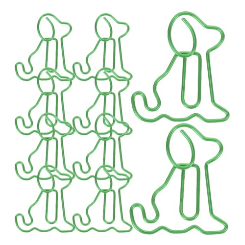 SHINEOFI 50 Stück Büroklammern Mit Niedlichem Hund Lesezeichenklammern Papierklammern In Großpackung Für Büro- Und Schulbedarf Büroklammern In Tierform Zum Organisieren Von Dokumenten von SHINEOFI
