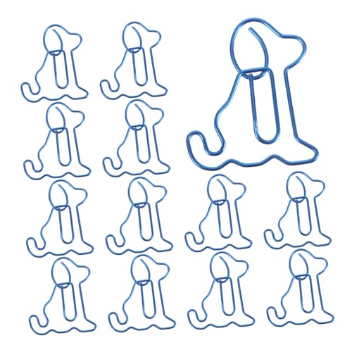 SHINEOFI 50 Stück Büroklammern in Hundeform, Dekorative Lesezeichen, Süße Dokumente, Lesezeichen Für Büros, Schulen, Papiere, Bücher, Zubehör von SHINEOFI