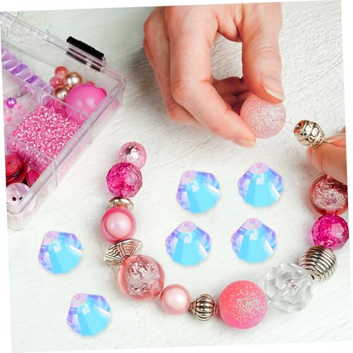 SHINEOFI 50 Stück Bunte Muschel Perlen mit Kunststoff Schmuckperlen für DIY Halsketten und Armbänder Hochwertige Bastelperlen für Schmuckherstellung und Basteln SHINEOFI 50 Stück Bunte Muschel Perlen mit Kunststoff Schmuckperlen für DIY Halsketten und Armbänder Hochwertige Bastelperlen für Schmuckherstellung und Basteln von SHINEOFI