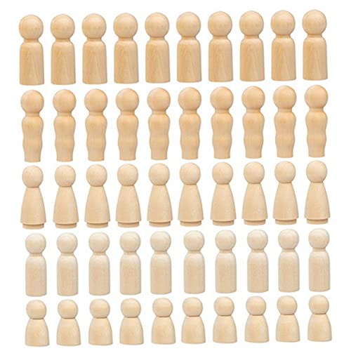 SHINEOFI 50 Stück DIY-Farbzeichnung Holzpuppe Mini Menschen realistisch Kleinkind Holzpuppe bemalen holzhandwerk selber machen DIY Holzpuppe Puppendekor aus Holz Hölzern SHINEOFI 50 Stück DIY-Farbzeichnung Holzpuppe Mini Menschen realistisch Kleinkind Holzpuppe bemalen holzhandwerk selber machen DIY Holzpuppe Puppendekor aus Holz Hölzern von SHINEOFI