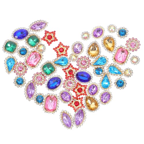 SHINEOFI 50 Stück Doppelblumen Rhinestone Nähzubehör für Diy Haaraccessoires und Bekleidungsdekorationen Geeignet für Kreative Projekte SHINEOFI 50 Stück Doppelblumen Rhinestone Nähzubehör für Diy Haaraccessoires und Bekleidungsdekorationen Geeignet für Kreative Projekte von SHINEOFI