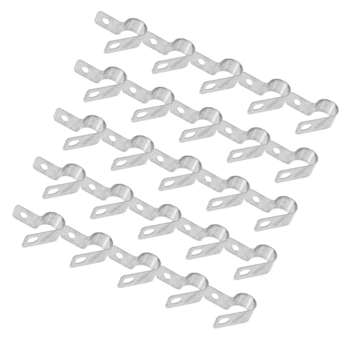 SHINEOFI 50 Stück Drahtklemme Leitung dünn Kabel kleine Klemme Drahtklammern für Clip Kabelbefestigung kabel befestigen Kabelklemmen zur Kabelführung Kfz-Kabelklemme Rostfreier Stahl Silver SHINEOFI 50 Stück Drahtklemme Leitung dünn Kabel kleine Klemme Drahtklammern für Clip Kabelbefestigung kabel befestigen Kabelklemmen zur Kabelführung Kfz-Kabelklemme Rostfreier Stahl Silver von SHINEOFI