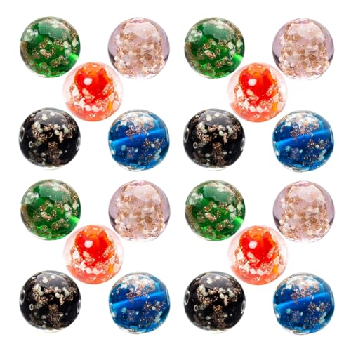 SHINEOFI 50 Stück Glasperlen Für Schmuckherstellung DIY Perlen Perlenzubehör Runde Glasperlen SHINEOFI 50 Stück Glasperlen Für Schmuckherstellung DIY Perlen Perlenzubehör Runde Glasperlen von SHINEOFI