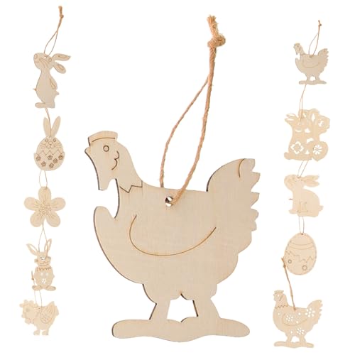 SHINEOFI 50 Stück Hackschnitzel-osterei Requisiten Ups Schüttgut Osterei-chips Osterschmuck Osterparty-hasen-chips Ostern Unvollendete Ornamente Osteranhänger Osterdeko Holz Beige SHINEOFI 50 Stück Hackschnitzel-osterei Requisiten Ups Schüttgut Osterei-chips Osterschmuck Osterparty-hasen-chips Ostern Unvollendete Ornamente Osteranhänger Osterdeko Holz Beige von SHINEOFI