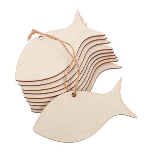 SHINEOFI 50 Stück Hölzerne Fischförmige Hängende Dekoration Einrichtung Mit Meeresmotiven Kunsthandwerk Mit Meerestieren Zierfischwandkunst Meerestierfiguren Kunstfischdekoration Beige Holz SHINEOFI 50 Stück Hölzerne Fischförmige Hängende Dekoration Einrichtung Mit Meeresmotiven Kunsthandwerk Mit Meerestieren Zierfischwandkunst Meerestierfiguren Kunstfischdekoration Beige Holz von SHINEOFI