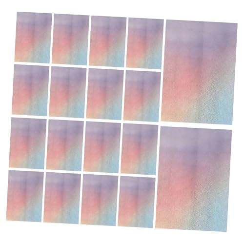 SHINEOFI 50 Stück Holografisches Origami-papier Metallisches Glitzer-kartonpapier mit Spiegeloberfläche Vielseitig Bedruckbar für DIY Bastelprojekte Kartenherstellung und Dekoration von SHINEOFI