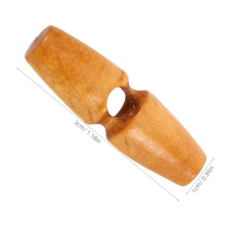 SHINEOFI 50 Stück Holzknöpfe Horn: Knebelknopf Mit Loch Für Mäntel, Kleidung, Pullover, Jacken, Einfaches Nähen – Kleidungszubehör SHINEOFI 50 Stück Holzknöpfe Horn: Knebelknopf Mit Loch Für Mäntel, Kleidung, Pullover, Jacken, Einfaches Nähen – Kleidungszubehör von SHINEOFI