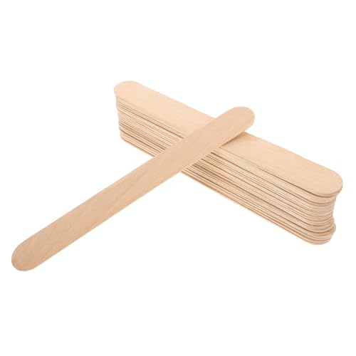 SHINEOFI 50 Stück Holzstäbchen Für Kunst Und Handwerk, Diy-eis Am Stiel, Für Kreative Designs, Kindererziehung Und Sommeraktivitäten SHINEOFI 50 Stück Holzstäbchen Für Kunst Und Handwerk, Diy-eis Am Stiel, Für Kreative Designs, Kindererziehung Und Sommeraktivitäten von SHINEOFI