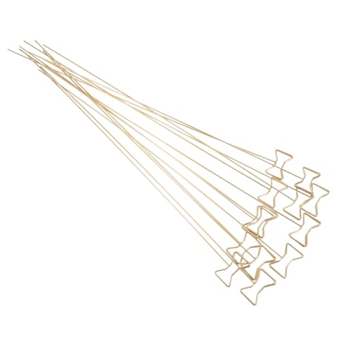 SHINEOFI 50 Stück Kartenhalter-picks, Bogenförmige Blumen-kartenhalter-sticks Für Hochzeiten, Geburtstage Und Feiern, Foto-memo-halter, Pick-stick von SHINEOFI