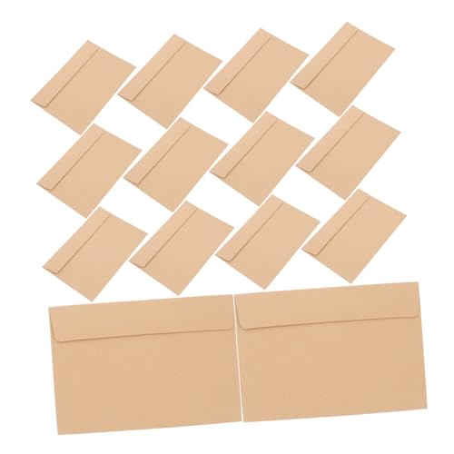 SHINEOFI 50 Stück Kraftpapier Umschläge Selbstklebend für Einladungen Grußkarten Fotos Hochzeiten Shower Khaki Vielseitige Verwendung Dicke SHINEOFI 50 Stück Kraftpapier Umschläge Selbstklebend für Einladungen Grußkarten Fotos Hochzeiten Shower Khaki Vielseitige Verwendung Dicke von SHINEOFI