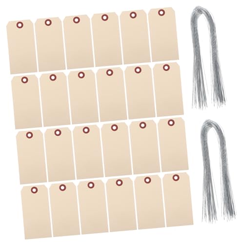 SHINEOFI 50 Stück Manila Versandetiketten mit Draht Stabile und Praktische Preisschilder für Verpackung und Kennzeichnung von Produkten SHINEOFI 50 Stück Manila Versandetiketten mit Draht Stabile und Praktische Preisschilder für Verpackung und Kennzeichnung von Produkten von SHINEOFI