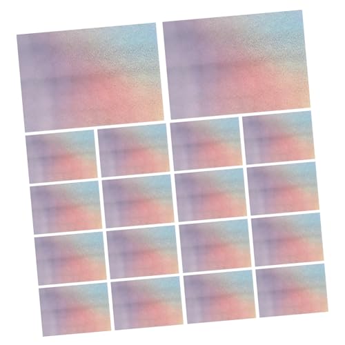SHINEOFI 50 Stück Metallic Holographisches Papier Spiegelkarton Robust Für Scrapbooking Basteln Schule Kunstprojekte Erwachsene von SHINEOFI